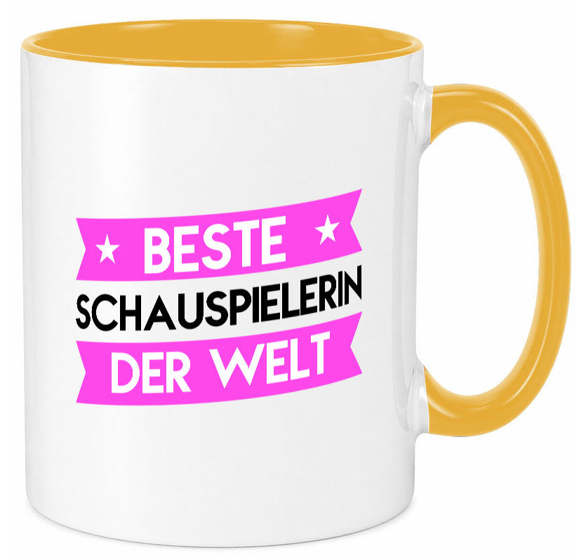 Beste Schauspielerin | Theater lustiger Spruch Geschenk Humor Geschenkidee Tasse