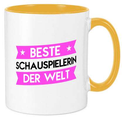 Beste Schauspielerin | Theater lustiger Spruch Geschenk Humor Geschenkidee Tasse