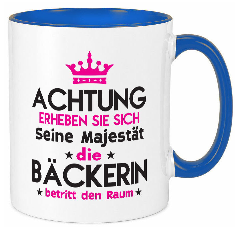 Seine Majestät Bäckerin | Bäckerei Frauen Backen Humor Geschenkidee Tasse