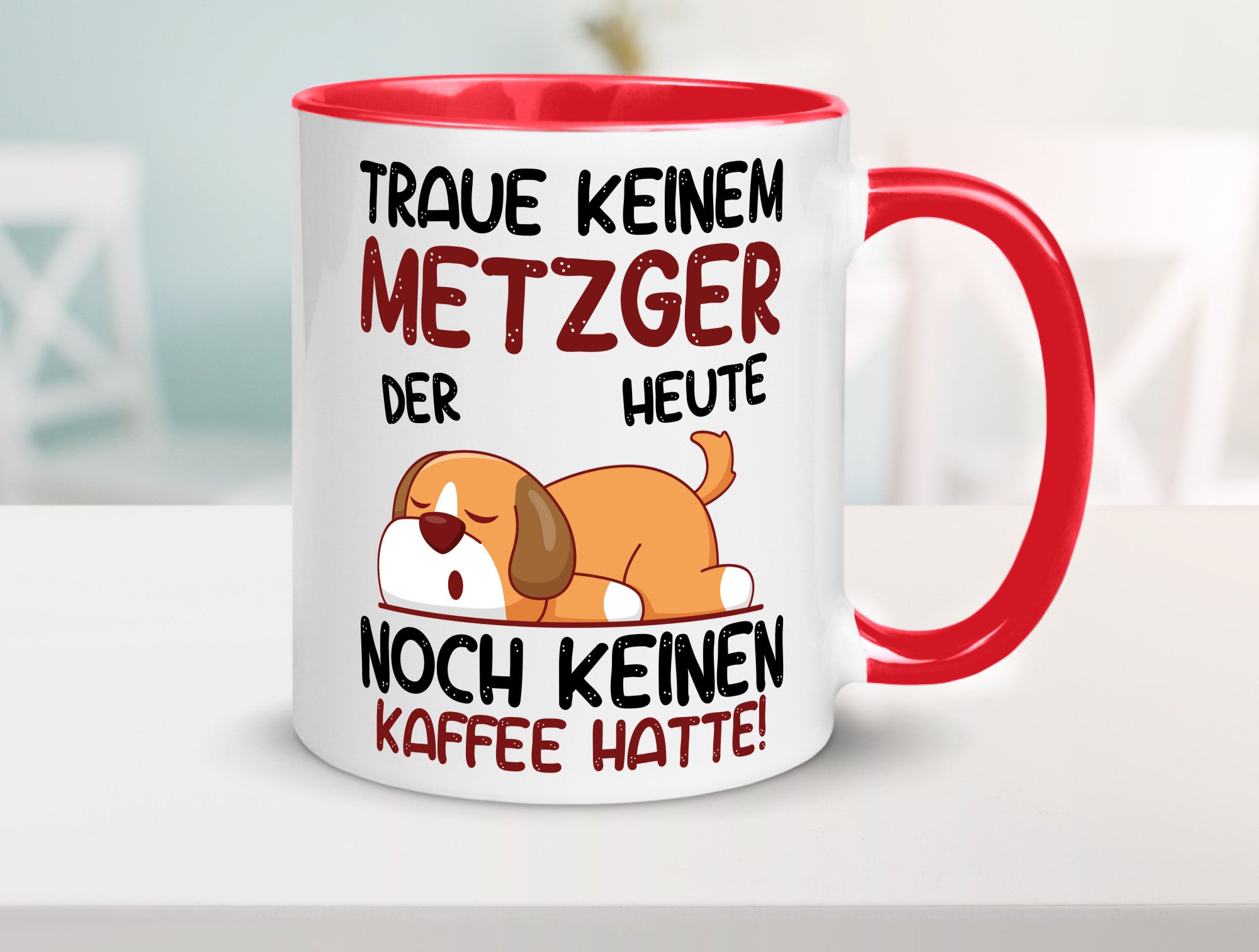 Traue keinem Metzger | Fleischer Metzgerei lustiger Spruch Geschenk Humor