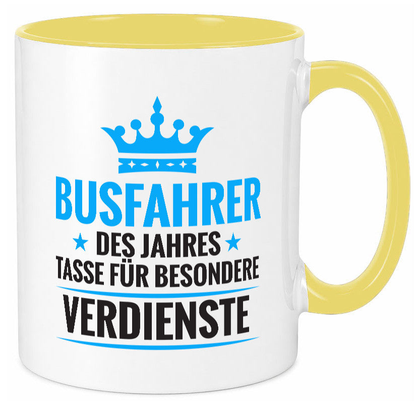 Besonderer Verdienst: Busfahrer | Berufsfahrer Fahrer Humor Arbeit Kollegen