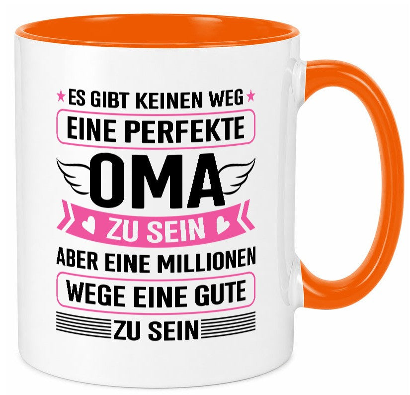 Ich bin eine gute Oma | Großmutter Beste der Welt lustiger Spruch Geschenk Tasse