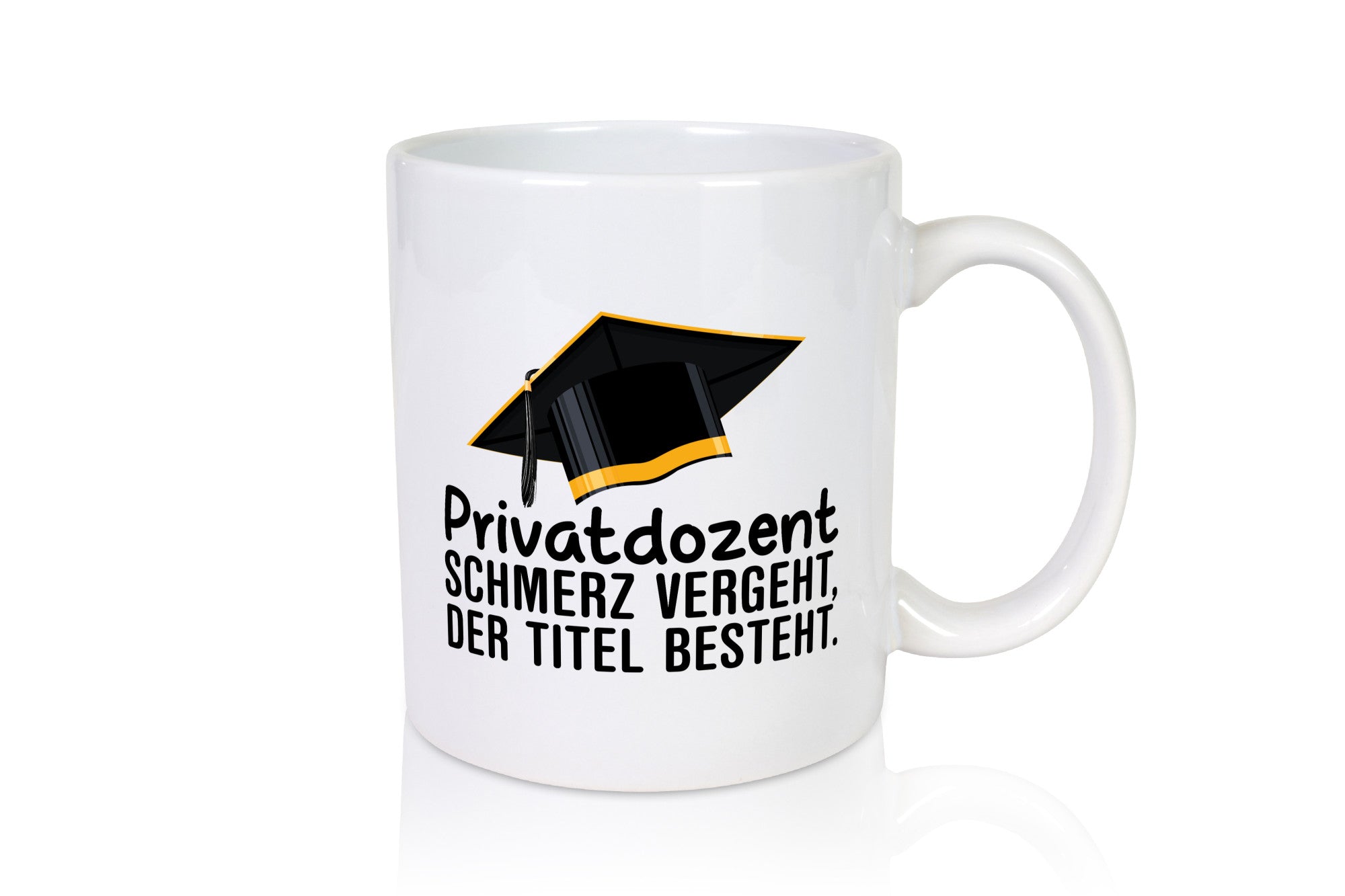 Privatdozent | Der Titel besteht Beachlor Humor Geschenkidee Tasse