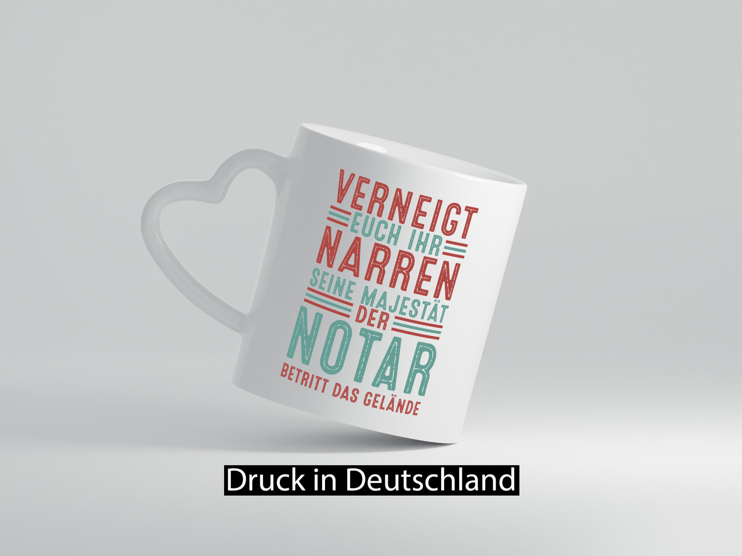 Verneigt euch: Notar | Jurist Humor Geschenkidee Tasse