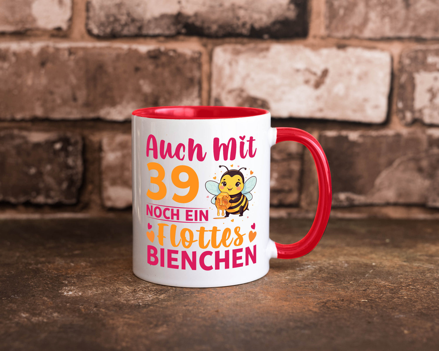 39. Geburtstag | Flottes Bienchen 39 Jahre lustiger Spruch Geschenk