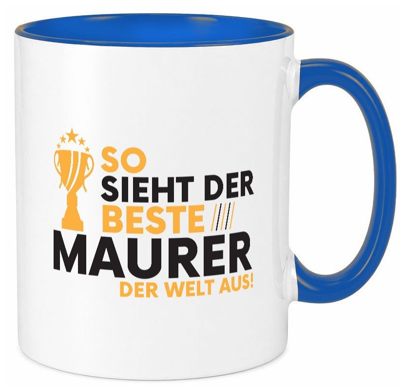 Der Weltbeste Maurer | Bau Handwerker Geschenkidee Humor Tasse