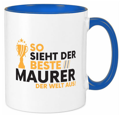 Der Weltbeste Maurer | Bau Handwerker Geschenkidee Humor Tasse