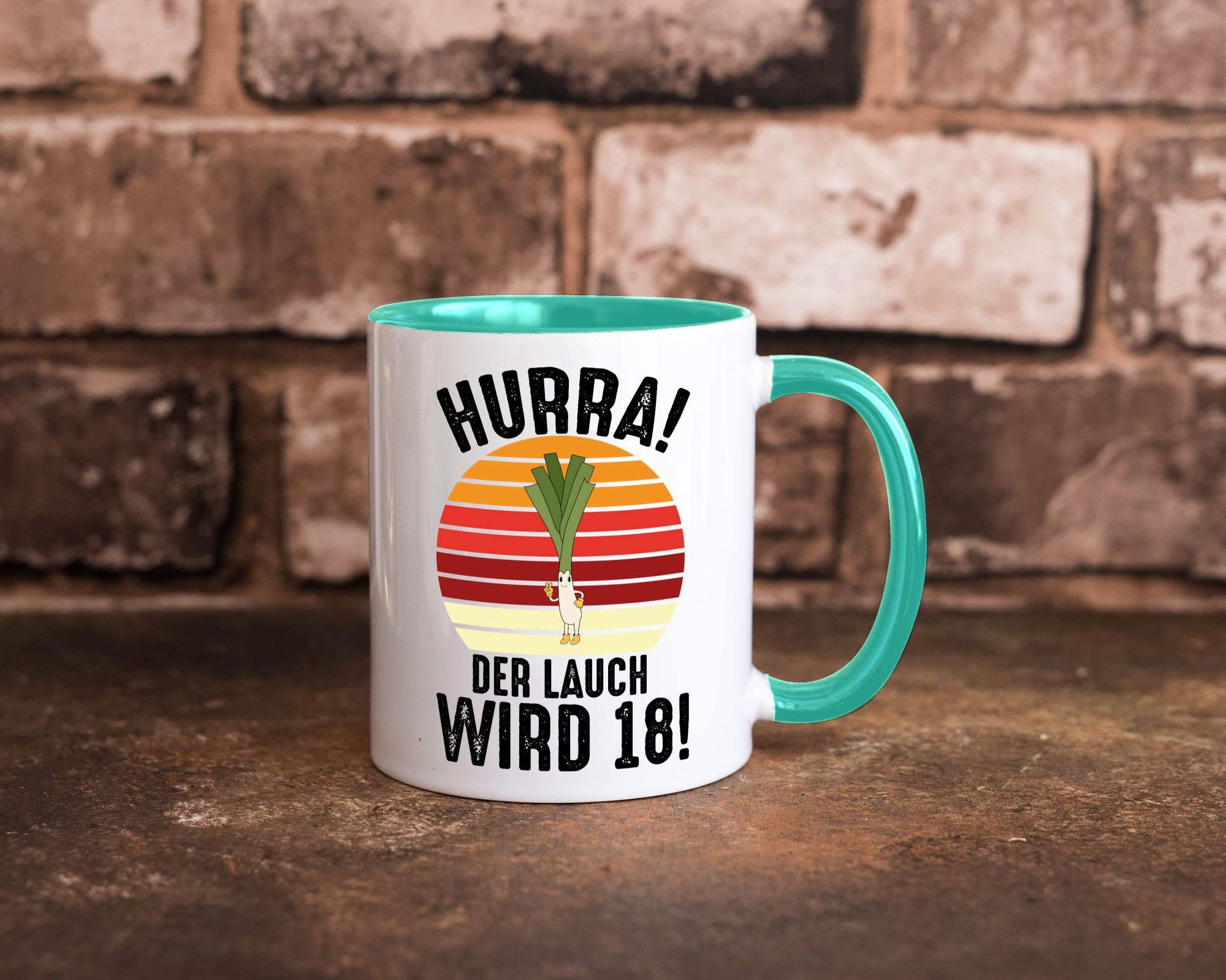 Hurra der lauch wird 18 | 18. Geburtstag Ehrentag lustiger Spruch Geschenk