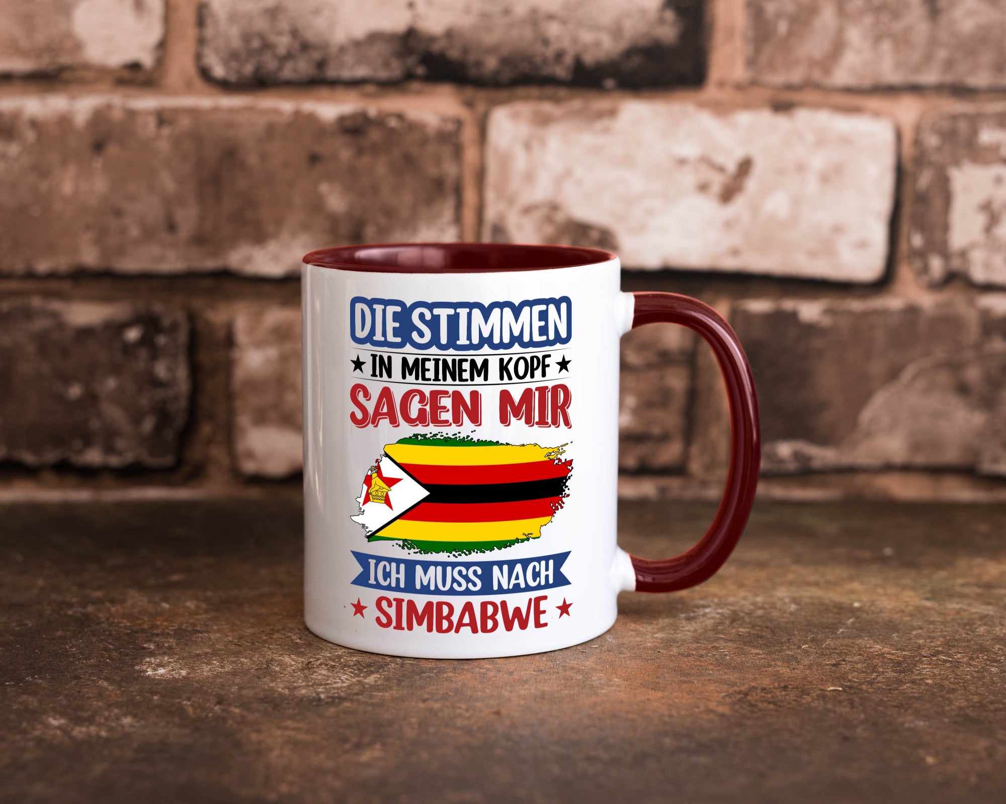 Simbabwe | Urlaub Stimmen in meinem Kopf Traumland v2 Geschenk Humor