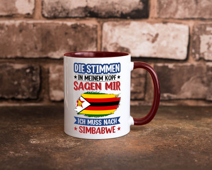 Simbabwe | Urlaub Stimmen in meinem Kopf Traumland v2 Geschenk Humor