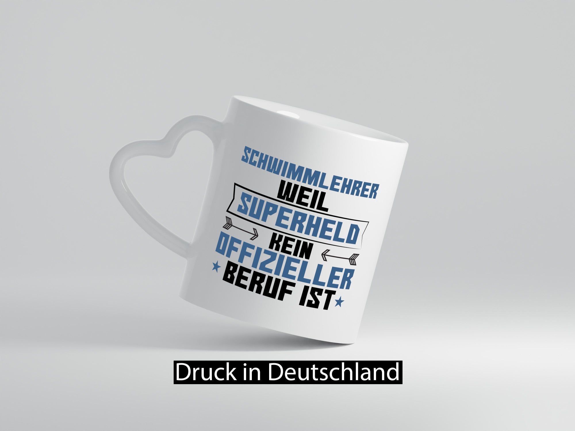 Superheld Schwimmlehrer | Lehrer Schüler schwimmen lustig Humor Geschenkidee