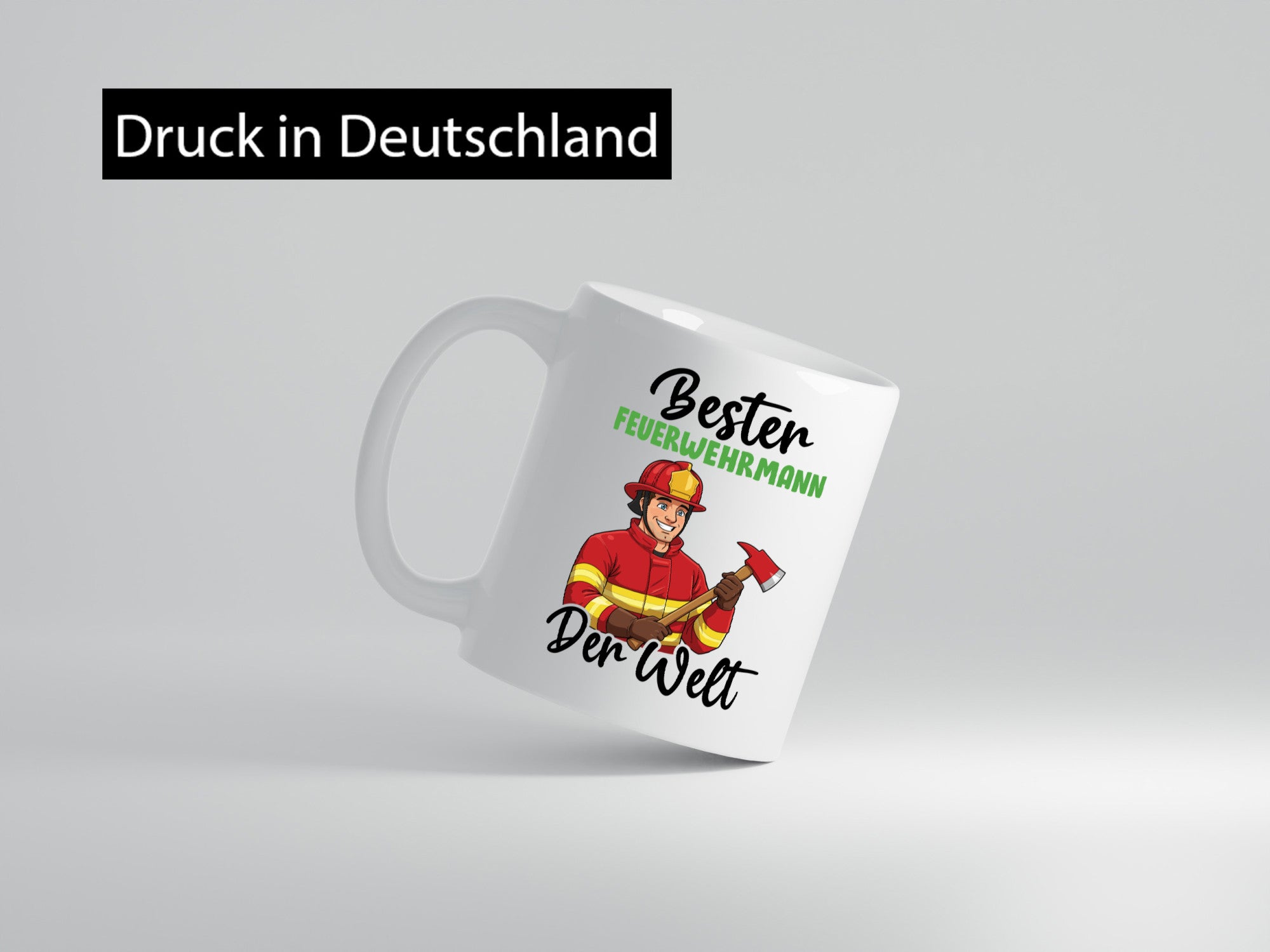 Bester Feuerwehrmann | Feuerwehr v2 Humor Geschenkidee Tasse