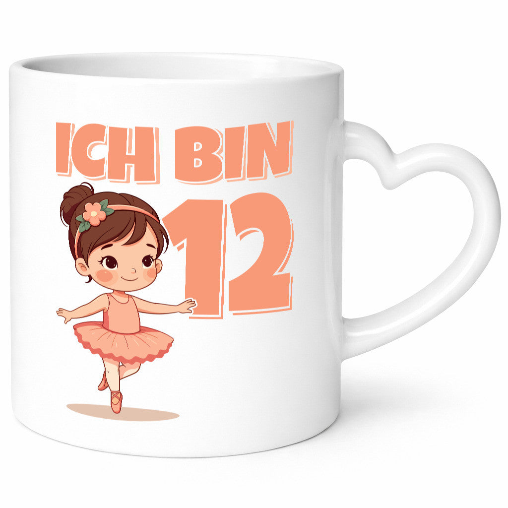 12 Geburtstag | Jahre Ballerina Mädchen Ballet Geschenkidee Humor Tasse