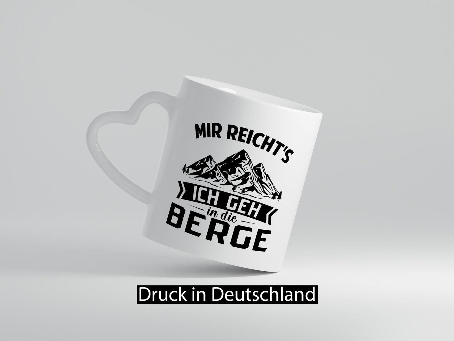 Ich geh in die Berge | Wandern Natur Laufen lustiger Spruch Geschenk Humor