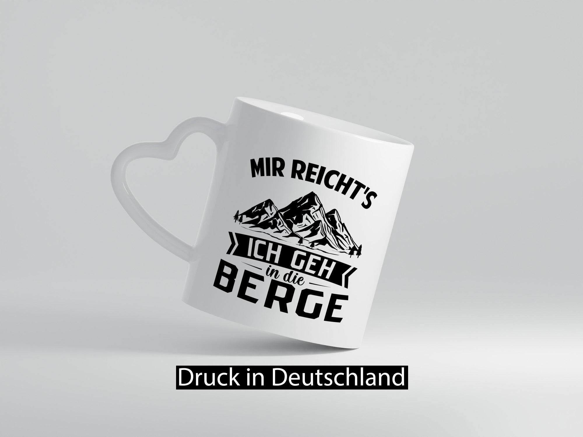 Ich geh in die Berge | Wandern Natur Laufen lustiger Spruch Geschenk Humor