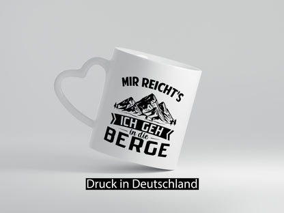 Ich geh in die Berge | Wandern Natur Laufen lustiger Spruch Geschenk Humor