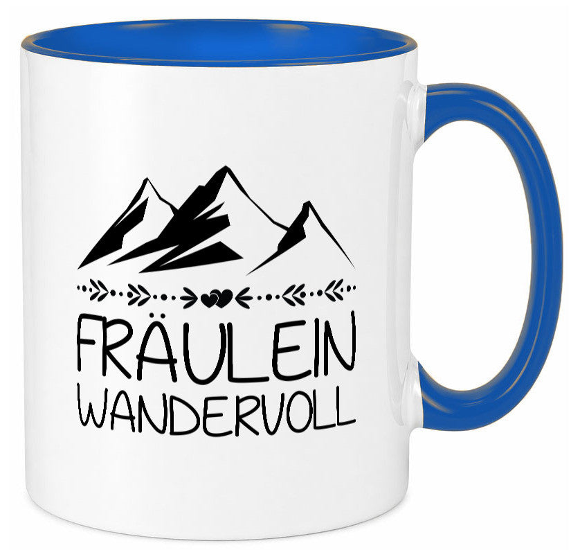 Fräulein Wandervoll | Berge Geschenkidee Humor Tasse