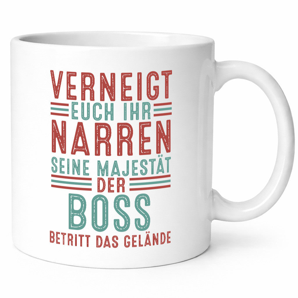 Verneigt euch: Boss | Führungskraft Vorgesetzter Geschenk Humor Geschenkidee