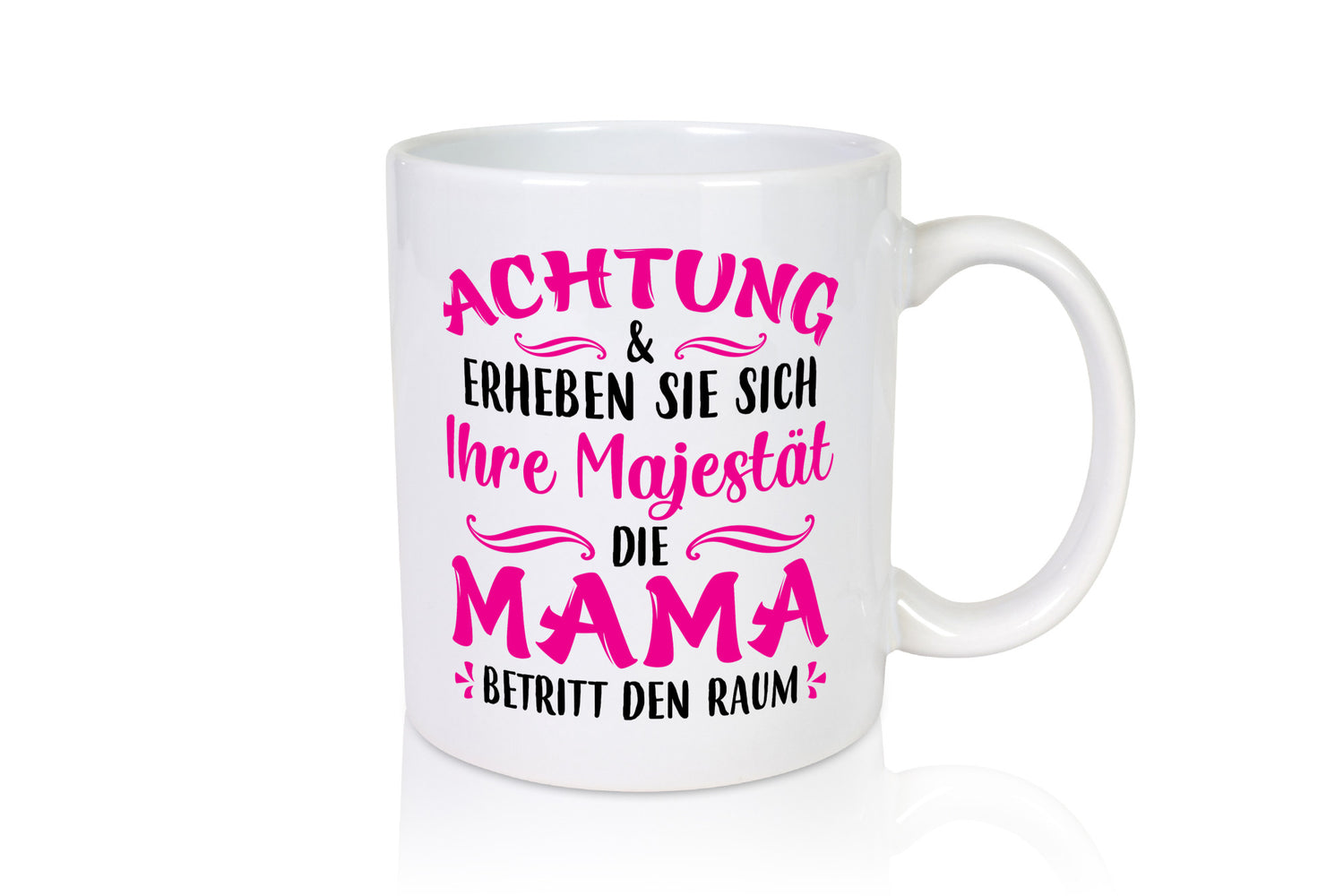 Achtung erheben sie sich | mama betritt den Raum lustig Familie Geschenkidee