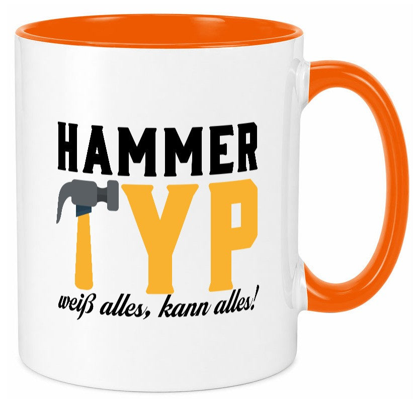 Hammer Typ weiß alles kann | Mann für lustiger Spruch Geschenk Humor Tasse