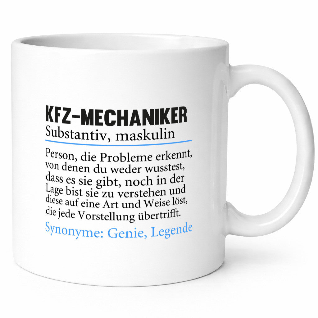 KFZ-Mechaniker | Spruch Werkstatt Mechaniker lustig Humor Geschenkidee Geschenk