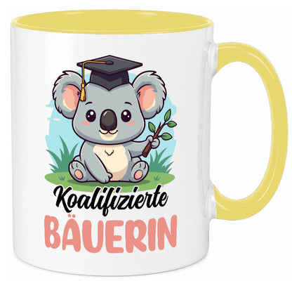 Koalifizierte Bäuerin | Bauernhof Landwirtschaft lustiger Spruch Geschenk Humor