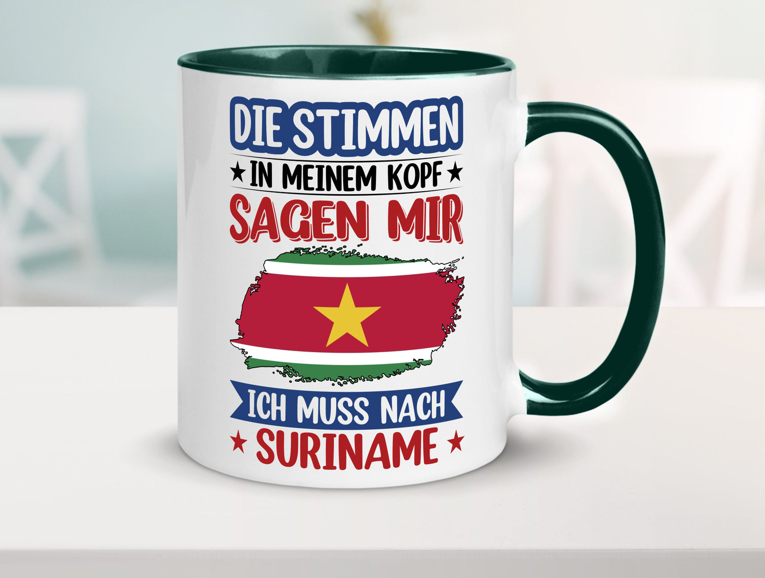 Suriname | Urlaub Stimmen in meinem Kopf Traumland v2 Geschenk Humor