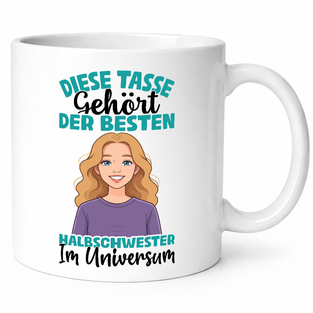 Im Universum: Halb Schwester | Stiefvater Stiefmutter Geschenkidee Familie