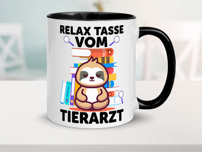 Relax Tasse: Tierarzt | Tiermedizin Mediziner Geschenkidee Tierliebhaber Humor