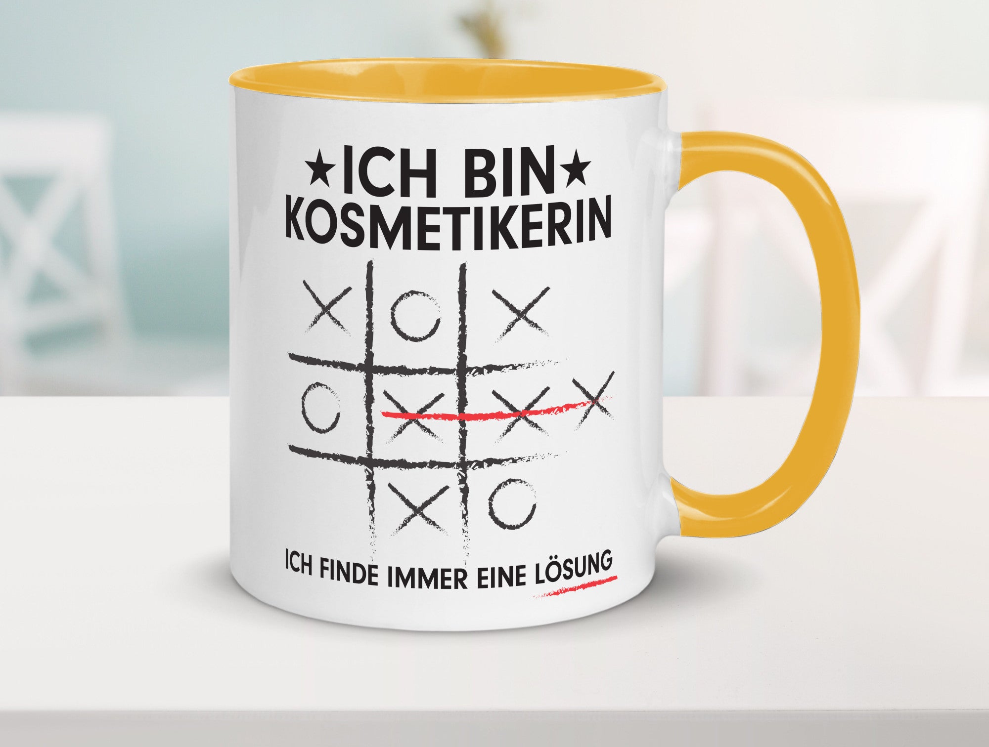 Löse Probleme: Kosmetikerin | Kosmetik Stylistin Geschenk Humor Geschenkidee