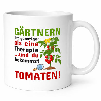 Gärtnern Therapie | Gartenhobby Tasse Garten Spruch Geschenk Humor Geschenkidee