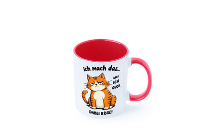 Ich guck dabei Böse | Katze Ironie Geschenk Tierliebhaber Humor lustiger Spruch