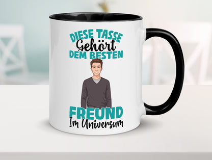Im Universum: Freund | Beziehung Partner Liebe Geschenk Humor Geschenkidee