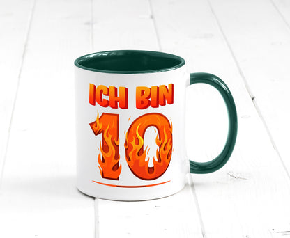 10. Geburtstag | 10 Jahre Drache lustiger Spruch Geschenk Geschenkidee Tasse