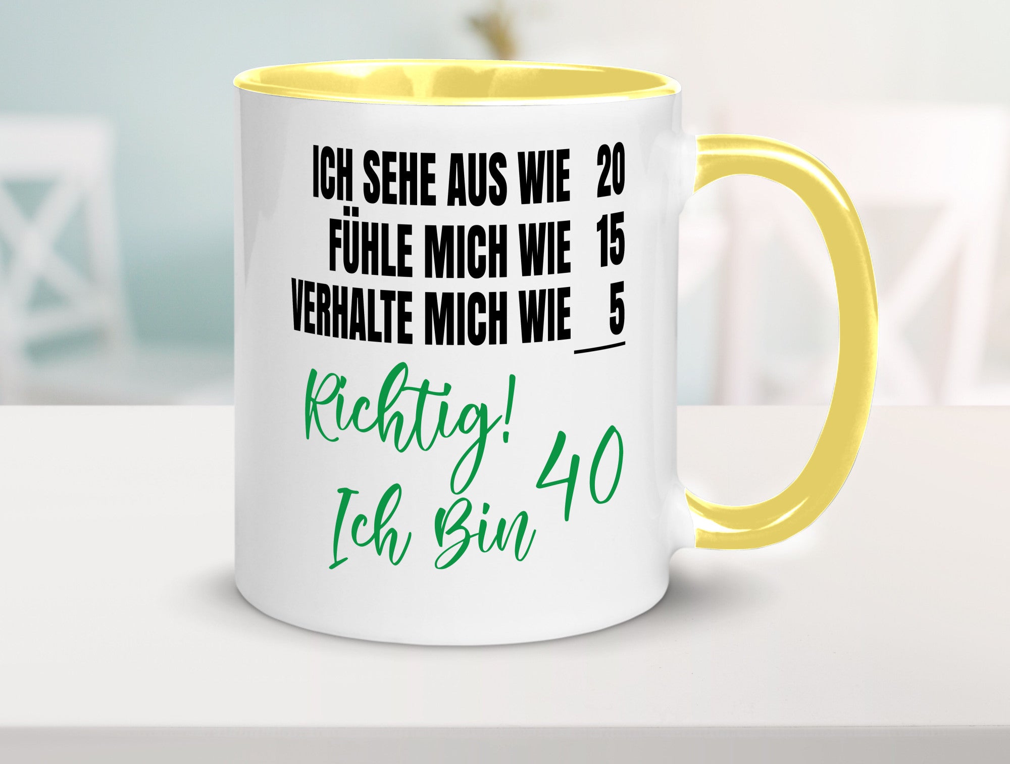 Ich bin Jung | 40 Geburtstag Verhalte mich wie ein Kind Geschenk Geschenkidee