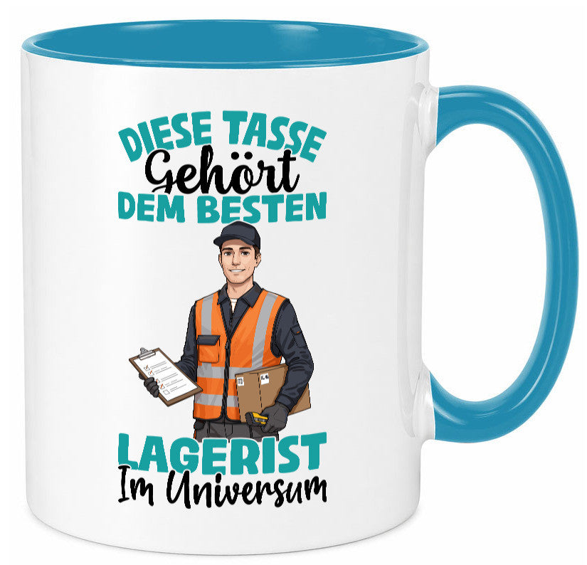 Im Universum: Lagerist | Lageristen Lager Arbeiter lustig Arbeit Kollegen Büro Tasse