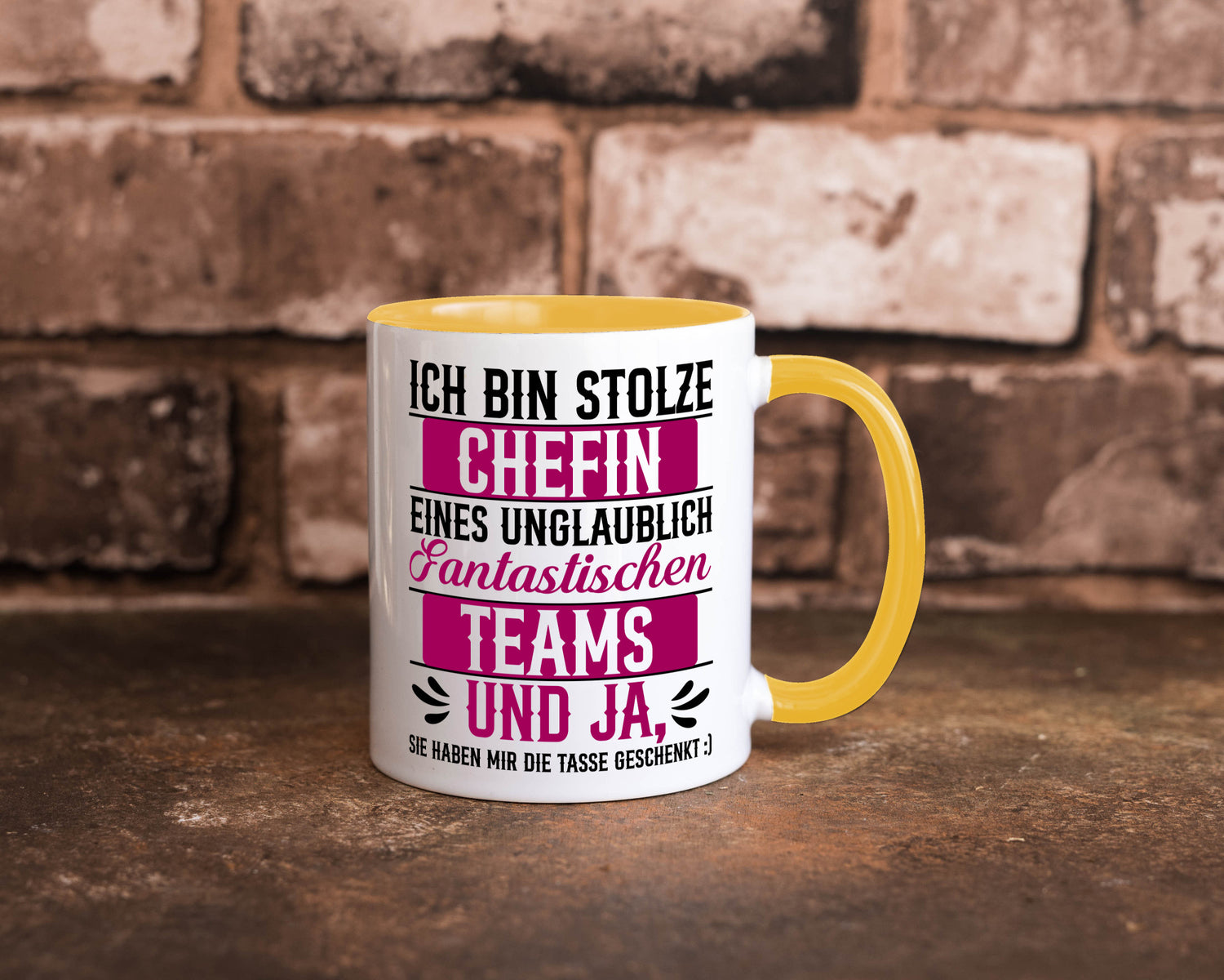 Stolze Chefin | Tolles Team Mitarbeiter lustig Arbeit Kollegen Büro Geschenk