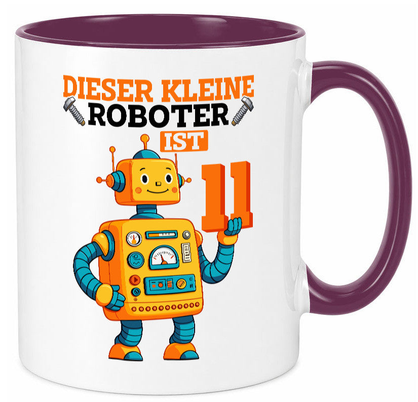 11. Geburtstag | 11 Jahre Roboter Junge Geschenk Geschenkidee lustiger Spruch Tasse
