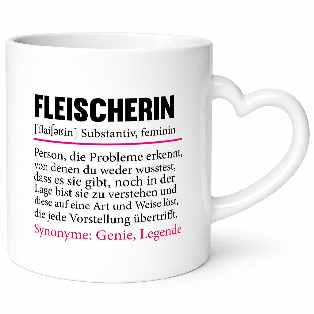 Fleischerin | Spruch Beruf Schlachterei Humor Arbeit Kollegen Büro Geschenkidee