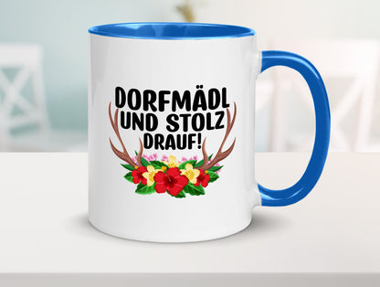 Dorfmädel und stolz drauf | Dorfkind Dorf v2 Geschenkidee Humor Tasse