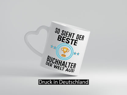 Bester Buchhalter | Büro Kollegen Beruf Geschenk Arbeit lustiger Spruch Tasse