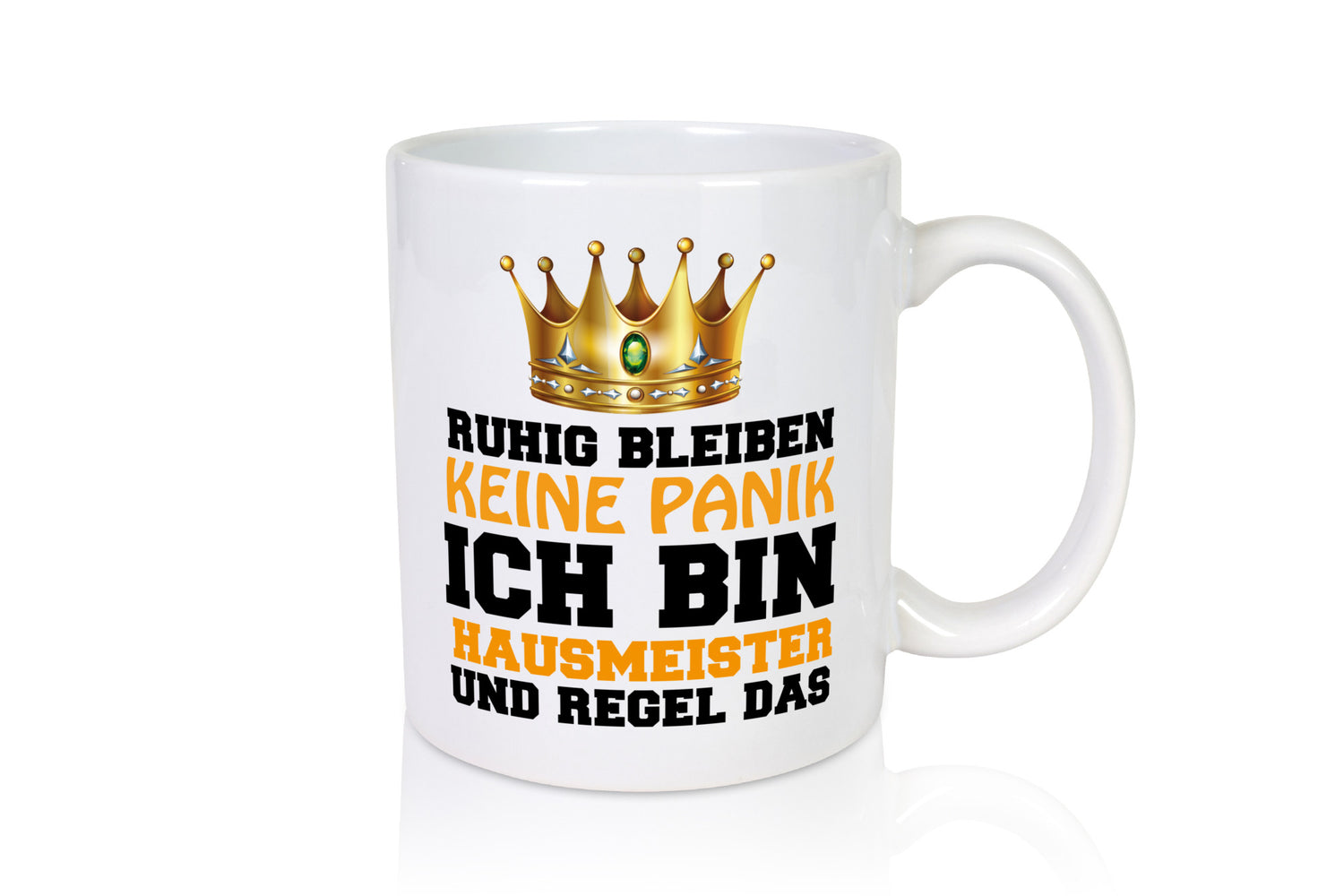 Ich bin Hausmeister Geschenkidee Humor Tasse