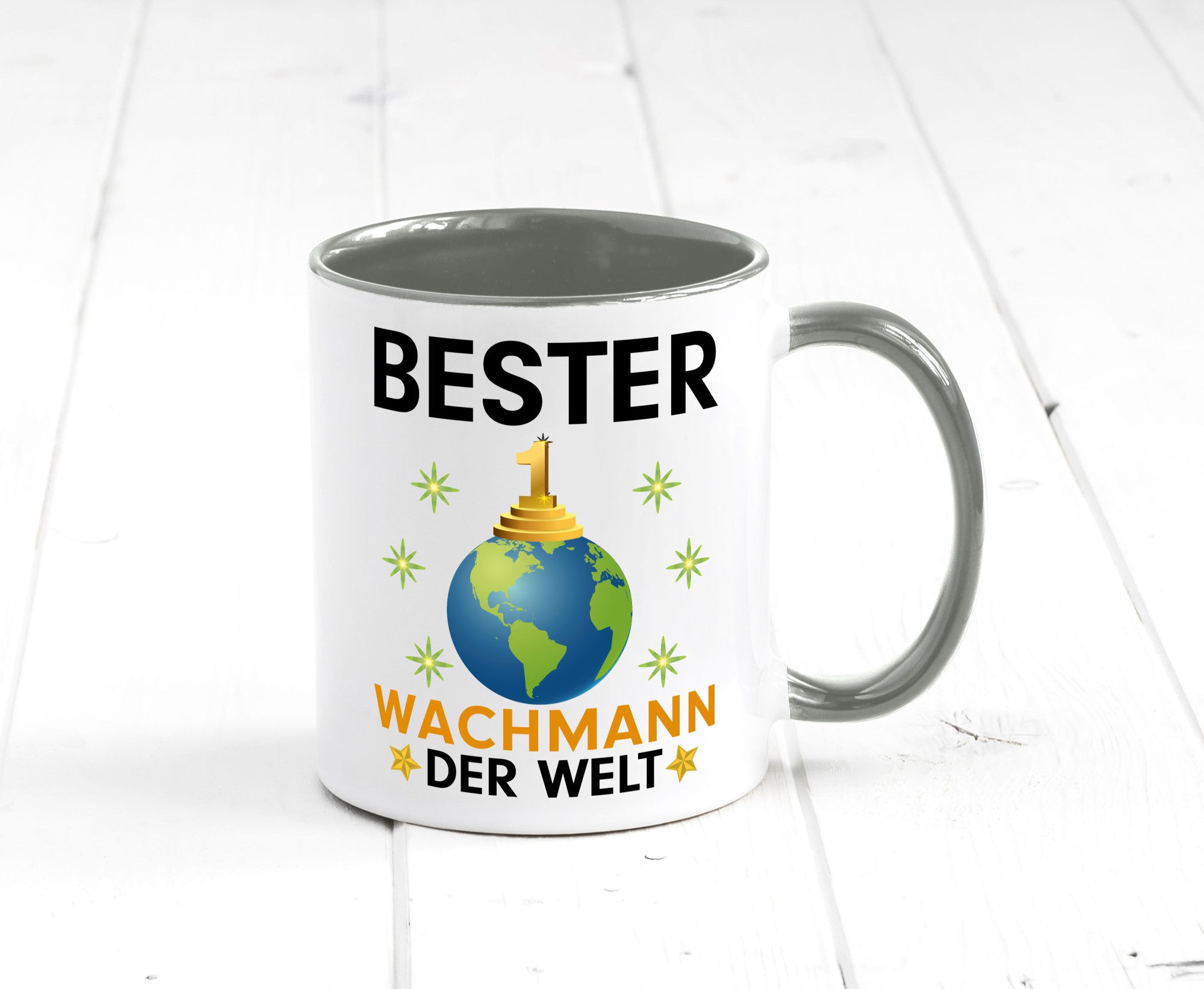Welt Bester Wachmann | Wachpersonal Nachtwächter Humor Geschenkidee Tasse