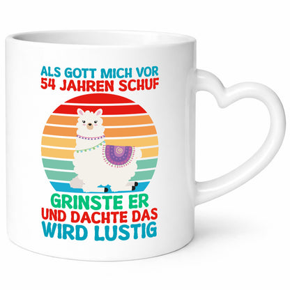 54. Geburtstag | 54 Jahre Gut Schuf mich Lama v2 Geschenk Geschenkidee lustig