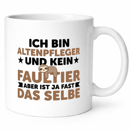 Ich bin kein Faultier: Altenpfleger | Pflegepersonal v2 Humor Tierliebhaber