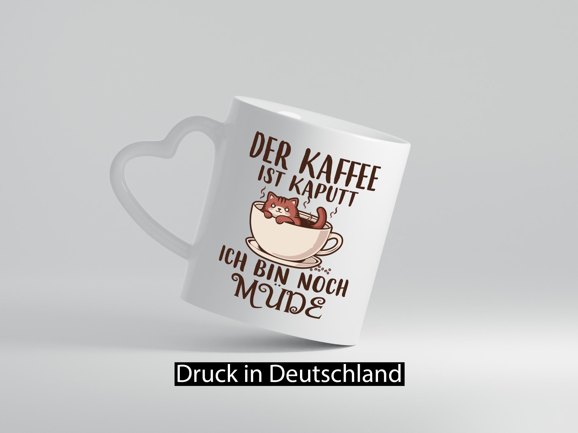 Der kaffee ist Kaputt ich bin noch Müde | Kaffeetrinker lustig Humor