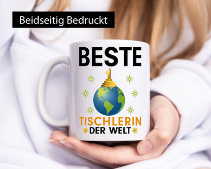 Welt Beste Tischlerin | Tischlerei Geschenkidee Humor Tasse