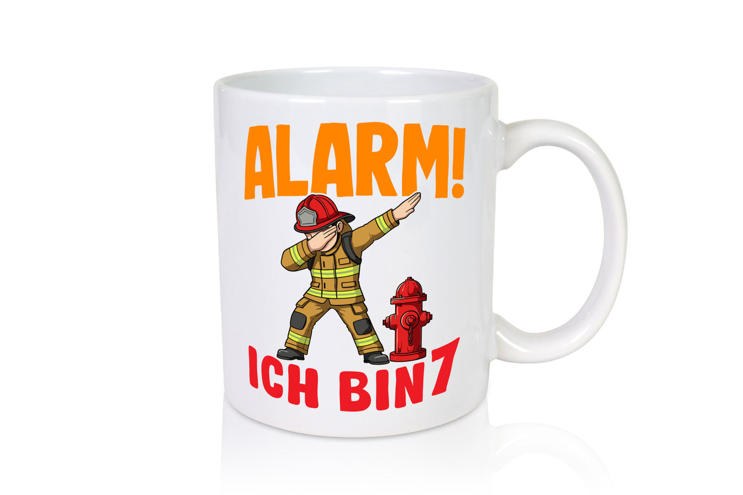 7. Geburtstag | 7 Jahre Feuerwehr Junge lustiger Spruch Geschenk Geschenkidee