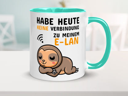 Keine Verbindung lustig Humor Geschenkidee Geschenk Tasse