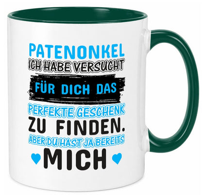 Patenonkel Tasse | lustiger Spruch Pate Onkel Geschenkidee Humor
